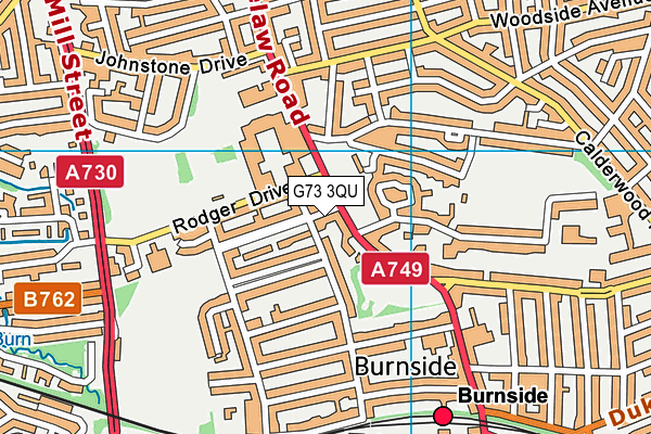 G73 3QU map - OS VectorMap District (Ordnance Survey) G73 3QU map - OS VectorMap District (Ordnance Survey)