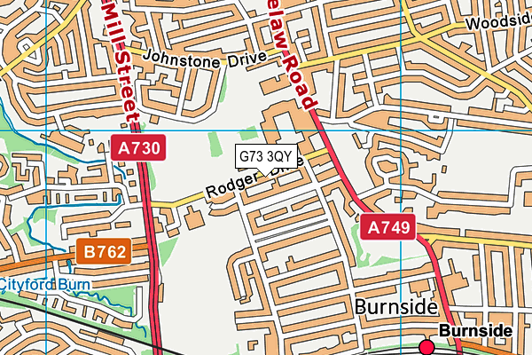 G73 3QY map - OS VectorMap District (Ordnance Survey) G73 3QY map - OS VectorMap District (Ordnance Survey)