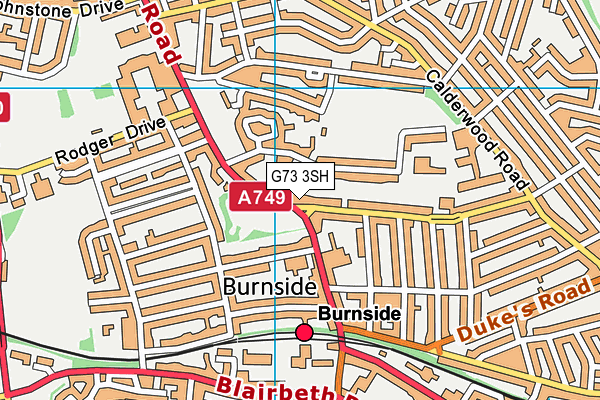 G73 3SH map - OS VectorMap District (Ordnance Survey) G73 3SH map - OS VectorMap District (Ordnance Survey)