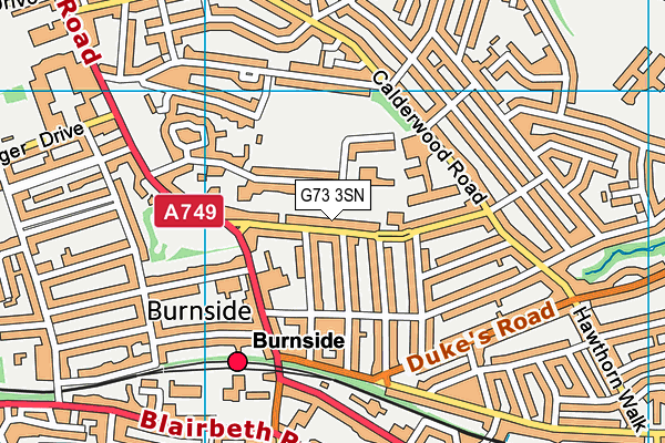 G73 3SN map - OS VectorMap District (Ordnance Survey) G73 3SN map - OS VectorMap District (Ordnance Survey)