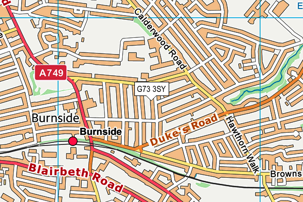 G73 3SY map - OS VectorMap District (Ordnance Survey) G73 3SY map - OS VectorMap District (Ordnance Survey)