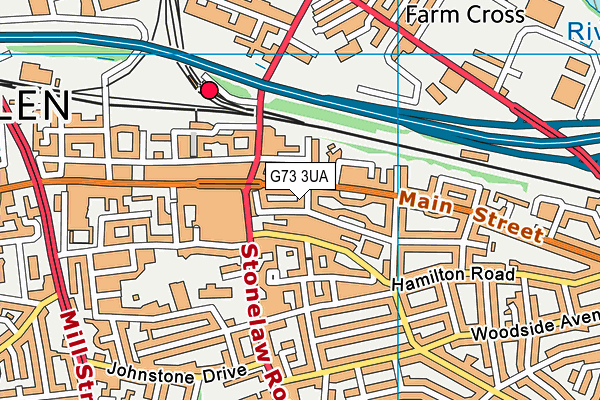 G73 3UA map - OS VectorMap District (Ordnance Survey) G73 3UA map - OS VectorMap District (Ordnance Survey)