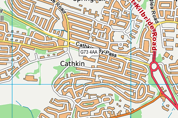G73 4AA map - OS VectorMap District (Ordnance Survey) G73 4AA map - OS VectorMap District (Ordnance Survey)