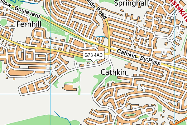 G73 4AD map - OS VectorMap District (Ordnance Survey) G73 4AD map - OS VectorMap District (Ordnance Survey)