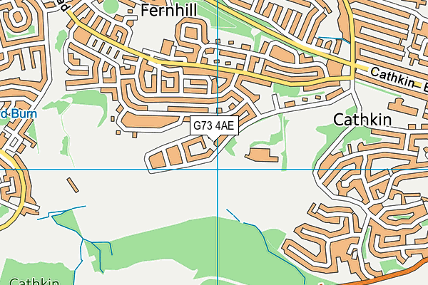 G73 4AE map - OS VectorMap District (Ordnance Survey) G73 4AE map - OS VectorMap District (Ordnance Survey)