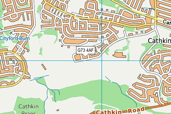 G73 4AF map - OS VectorMap District (Ordnance Survey) G73 4AF map - OS VectorMap District (Ordnance Survey)