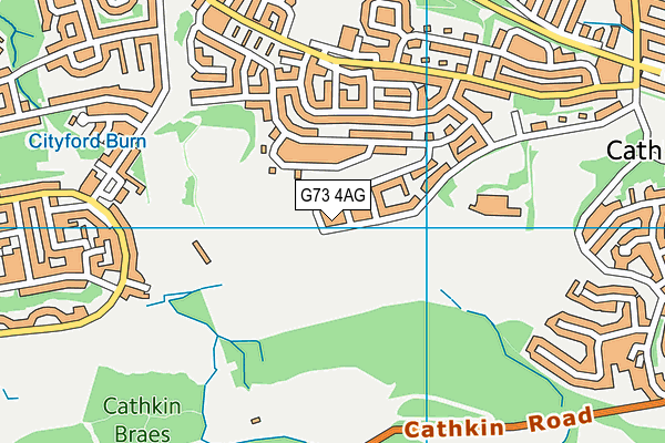G73 4AG map - OS VectorMap District (Ordnance Survey) G73 4AG map - OS VectorMap District (Ordnance Survey)