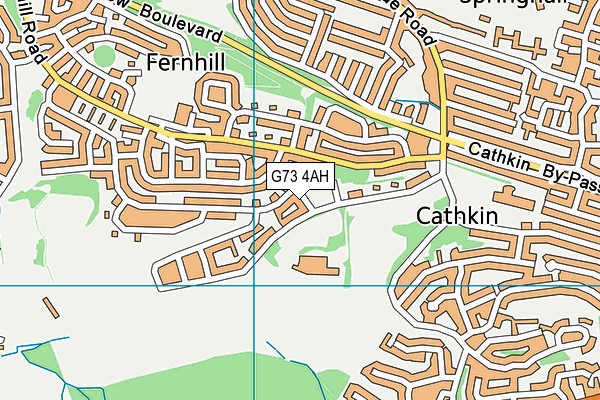 G73 4AH map - OS VectorMap District (Ordnance Survey) G73 4AH map - OS VectorMap District (Ordnance Survey)