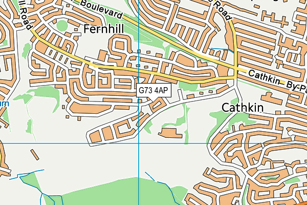 G73 4AP map - OS VectorMap District (Ordnance Survey) G73 4AP map - OS VectorMap District (Ordnance Survey)