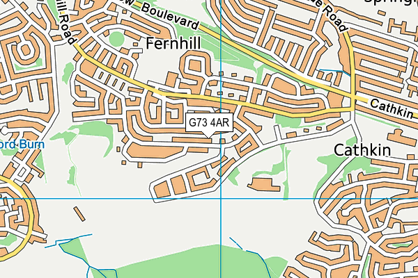 G73 4AR map - OS VectorMap District (Ordnance Survey) G73 4AR map - OS VectorMap District (Ordnance Survey)