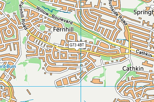 G73 4BT map - OS VectorMap District (Ordnance Survey) G73 4BT map - OS VectorMap District (Ordnance Survey)