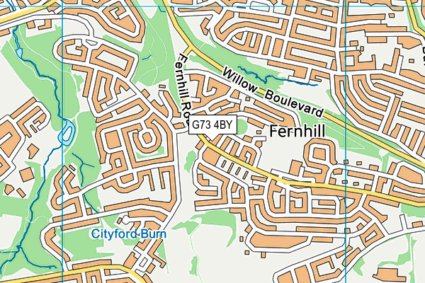 G73 4BY map - OS VectorMap District (Ordnance Survey) G73 4BY map - OS VectorMap District (Ordnance Survey)