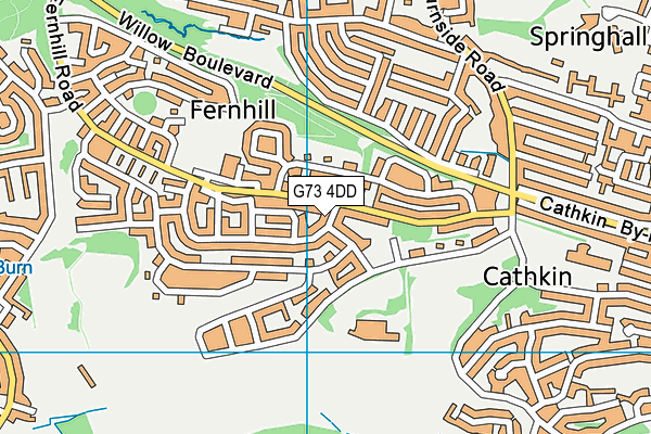 G73 4DD map - OS VectorMap District (Ordnance Survey) G73 4DD map - OS VectorMap District (Ordnance Survey)