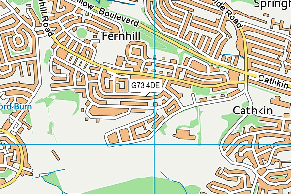 G73 4DE map - OS VectorMap District (Ordnance Survey) G73 4DE map - OS VectorMap District (Ordnance Survey)