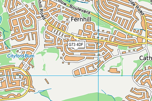 G73 4DF map - OS VectorMap District (Ordnance Survey) G73 4DF map - OS VectorMap District (Ordnance Survey)
