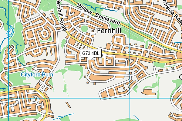 G73 4DL map - OS VectorMap District (Ordnance Survey) G73 4DL map - OS VectorMap District (Ordnance Survey)