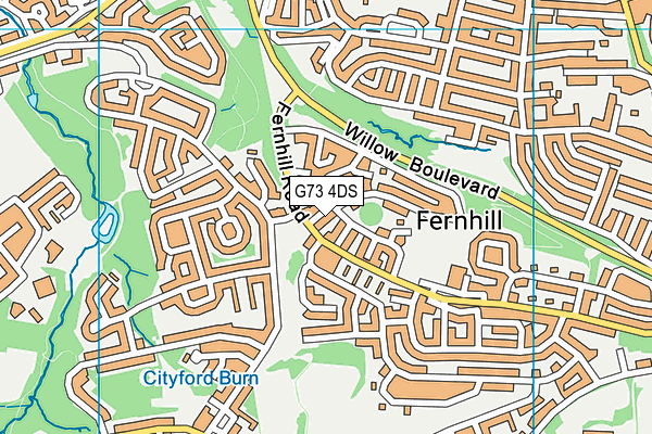 G73 4DS map - OS VectorMap District (Ordnance Survey) G73 4DS map - OS VectorMap District (Ordnance Survey)