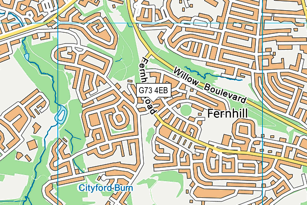 G73 4EB map - OS VectorMap District (Ordnance Survey) G73 4EB map - OS VectorMap District (Ordnance Survey)