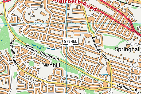 G73 4EL map - OS VectorMap District (Ordnance Survey) G73 4EL map - OS VectorMap District (Ordnance Survey)