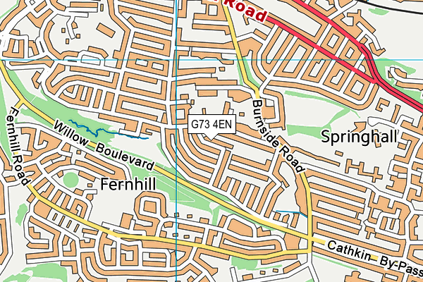 G73 4EN map - OS VectorMap District (Ordnance Survey)
