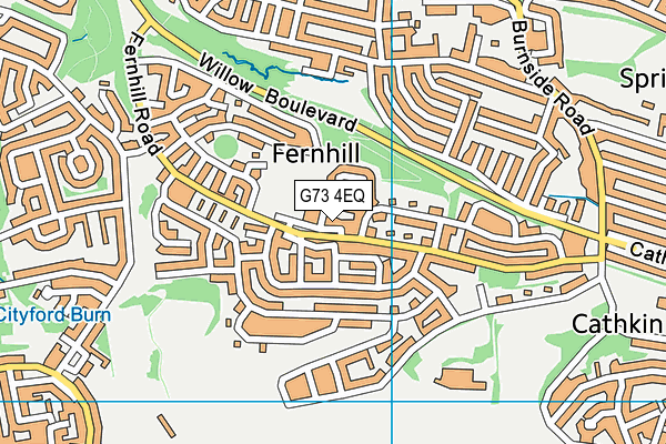 G73 4EQ map - OS VectorMap District (Ordnance Survey) G73 4EQ map - OS VectorMap District (Ordnance Survey)