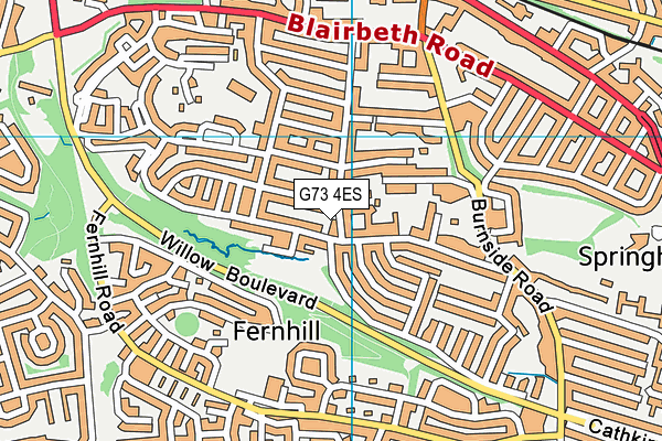 G73 4ES map - OS VectorMap District (Ordnance Survey) G73 4ES map - OS VectorMap District (Ordnance Survey)
