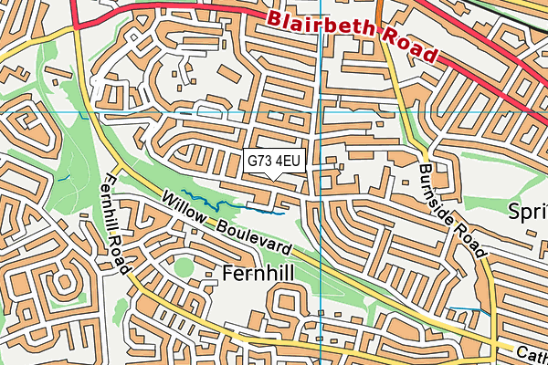G73 4EU map - OS VectorMap District (Ordnance Survey) G73 4EU map - OS VectorMap District (Ordnance Survey)