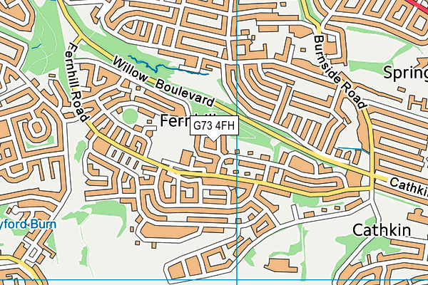 G73 4FH map - OS VectorMap District (Ordnance Survey) G73 4FH map - OS VectorMap District (Ordnance Survey)