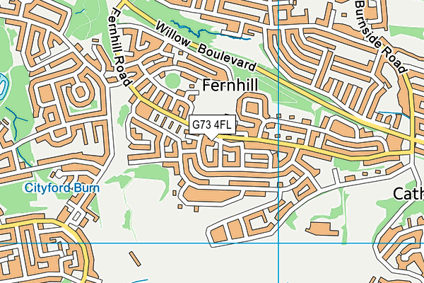 G73 4FL map - OS VectorMap District (Ordnance Survey) G73 4FL map - OS VectorMap District (Ordnance Survey)
