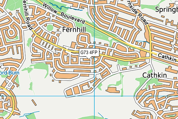 G73 4FP map - OS VectorMap District (Ordnance Survey) G73 4FP map - OS VectorMap District (Ordnance Survey)