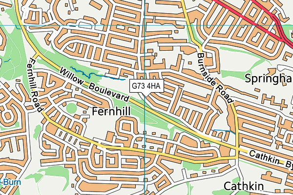 G73 4HA map - OS VectorMap District (Ordnance Survey) G73 4HA map - OS VectorMap District (Ordnance Survey)
