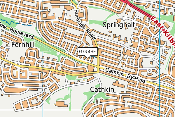 G73 4HF map - OS VectorMap District (Ordnance Survey) G73 4HF map - OS VectorMap District (Ordnance Survey)