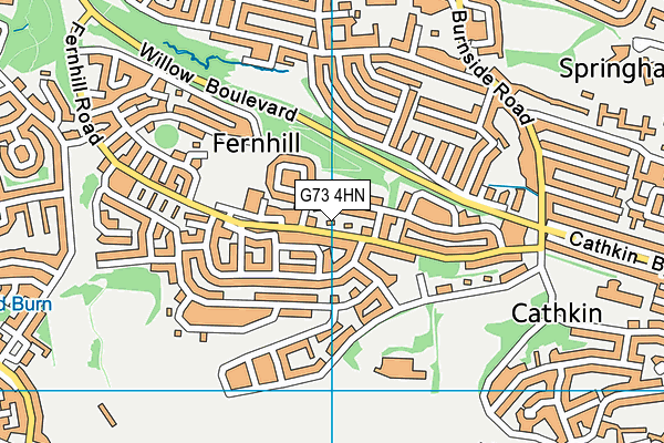 G73 4HN map - OS VectorMap District (Ordnance Survey) G73 4HN map - OS VectorMap District (Ordnance Survey)