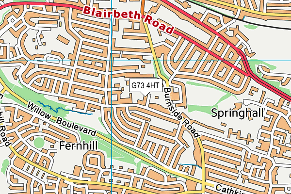 G73 4HT map - OS VectorMap District (Ordnance Survey) G73 4HT map - OS VectorMap District (Ordnance Survey)