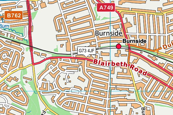 G73 4JF map - OS VectorMap District (Ordnance Survey) G73 4JF map - OS VectorMap District (Ordnance Survey)