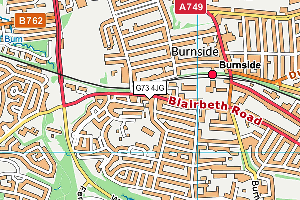G73 4JG map - OS VectorMap District (Ordnance Survey) G73 4JG map - OS VectorMap District (Ordnance Survey)