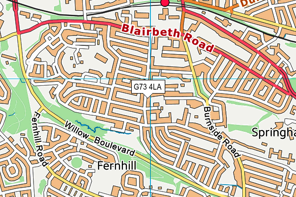 G73 4LA map - OS VectorMap District (Ordnance Survey) G73 4LA map - OS VectorMap District (Ordnance Survey)