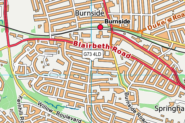 G73 4LD map - OS VectorMap District (Ordnance Survey) G73 4LD map - OS VectorMap District (Ordnance Survey)