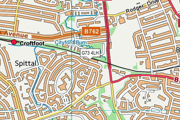 G73 4LH map - OS VectorMap District (Ordnance Survey) G73 4LH map - OS VectorMap District (Ordnance Survey)