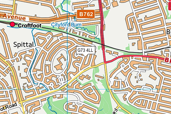 G73 4LL map - OS VectorMap District (Ordnance Survey) G73 4LL map - OS VectorMap District (Ordnance Survey)
