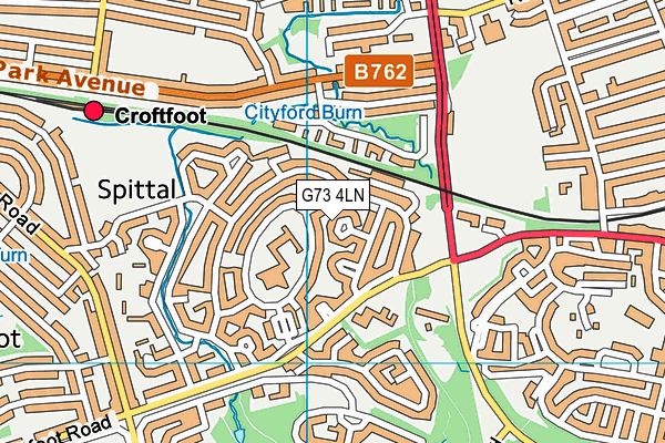 G73 4LN map - OS VectorMap District (Ordnance Survey) G73 4LN map - OS VectorMap District (Ordnance Survey)