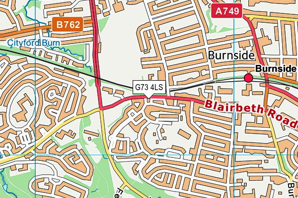 G73 4LS map - OS VectorMap District (Ordnance Survey) G73 4LS map - OS VectorMap District (Ordnance Survey)