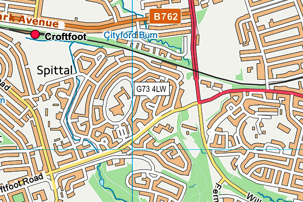 G73 4LW map - OS VectorMap District (Ordnance Survey) G73 4LW map - OS VectorMap District (Ordnance Survey)