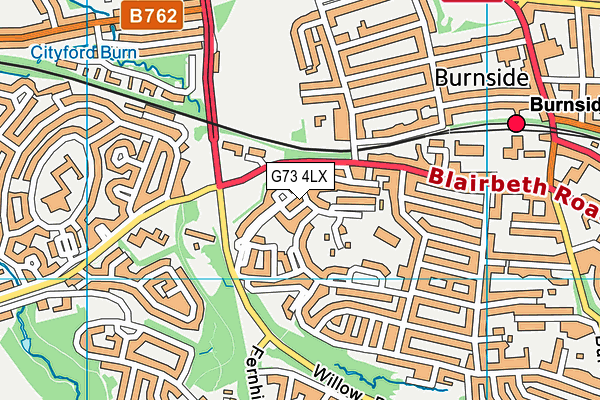 G73 4LX map - OS VectorMap District (Ordnance Survey) G73 4LX map - OS VectorMap District (Ordnance Survey)