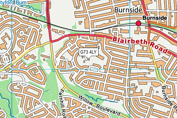 G73 4LY map - OS VectorMap District (Ordnance Survey) G73 4LY map - OS VectorMap District (Ordnance Survey)