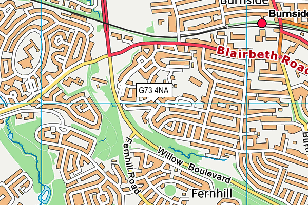 G73 4NA map - OS VectorMap District (Ordnance Survey) G73 4NA map - OS VectorMap District (Ordnance Survey)