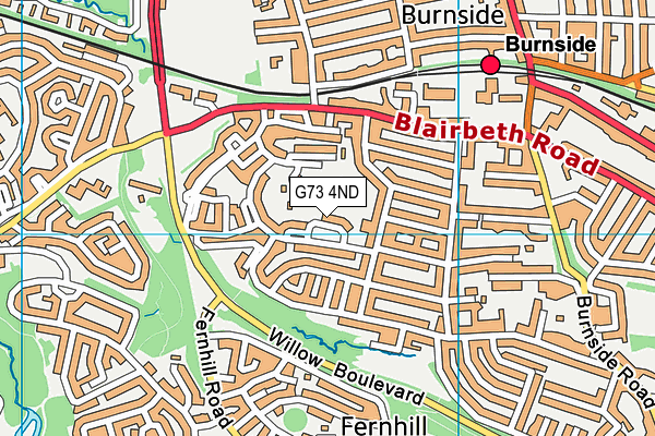 G73 4ND map - OS VectorMap District (Ordnance Survey) G73 4ND map - OS VectorMap District (Ordnance Survey)