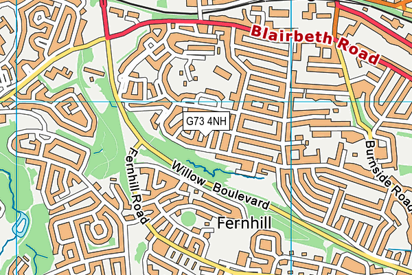 G73 4NH map - OS VectorMap District (Ordnance Survey) G73 4NH map - OS VectorMap District (Ordnance Survey)