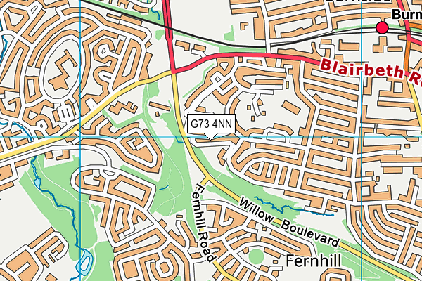 G73 4NN map - OS VectorMap District (Ordnance Survey) G73 4NN map - OS VectorMap District (Ordnance Survey)