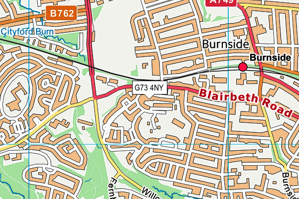 G73 4NY map - OS VectorMap District (Ordnance Survey) G73 4NY map - OS VectorMap District (Ordnance Survey)